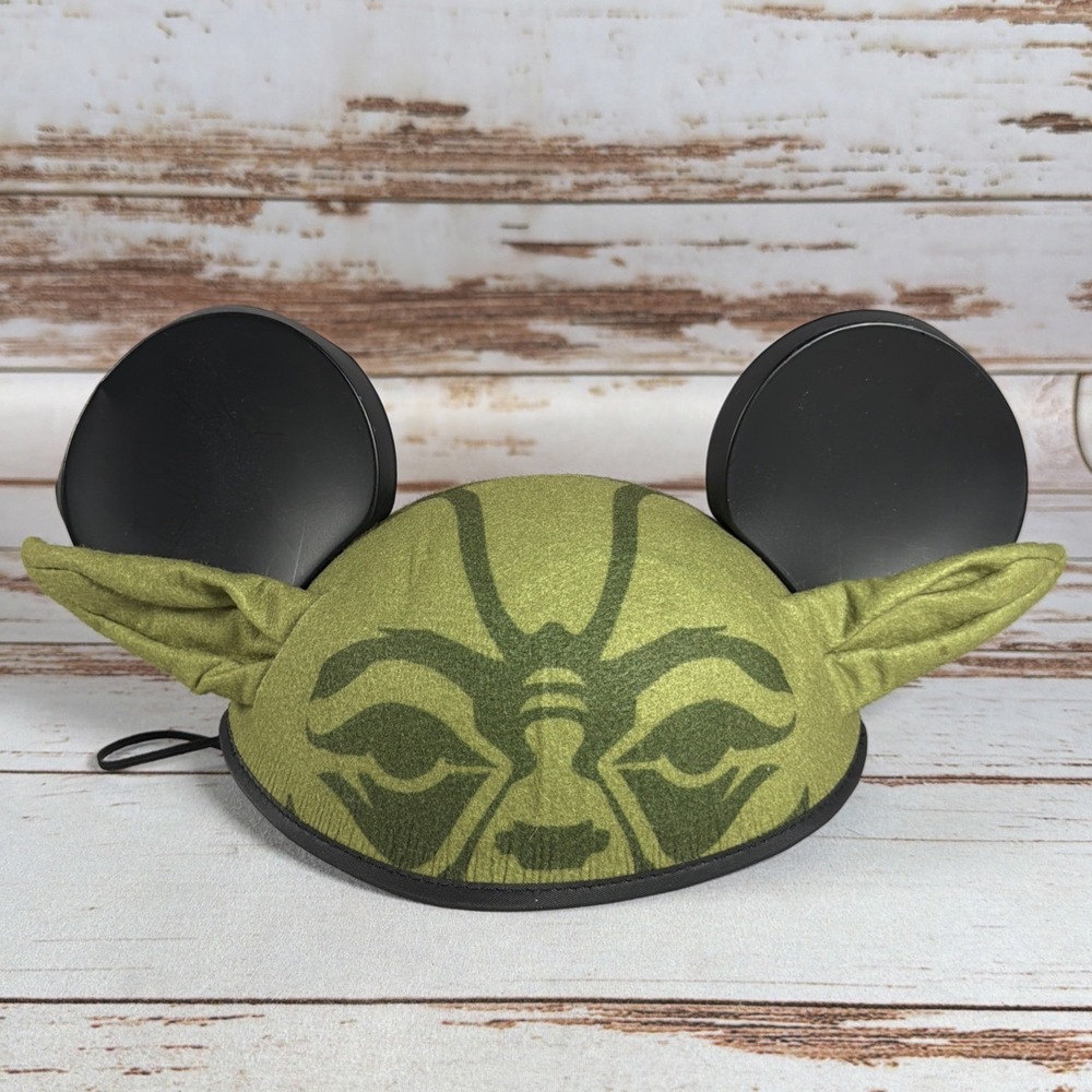 Star Wars Yoda Disney Parks Green Adult Ear Hat Cap Custom Name Oliver